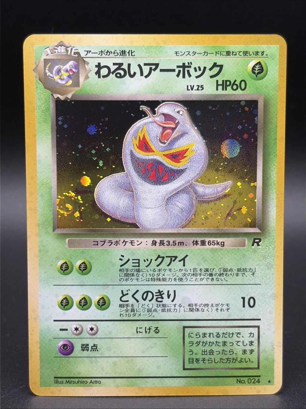 Dark Arbok #24 Rocket Gang Holo (Japanese) MINT0