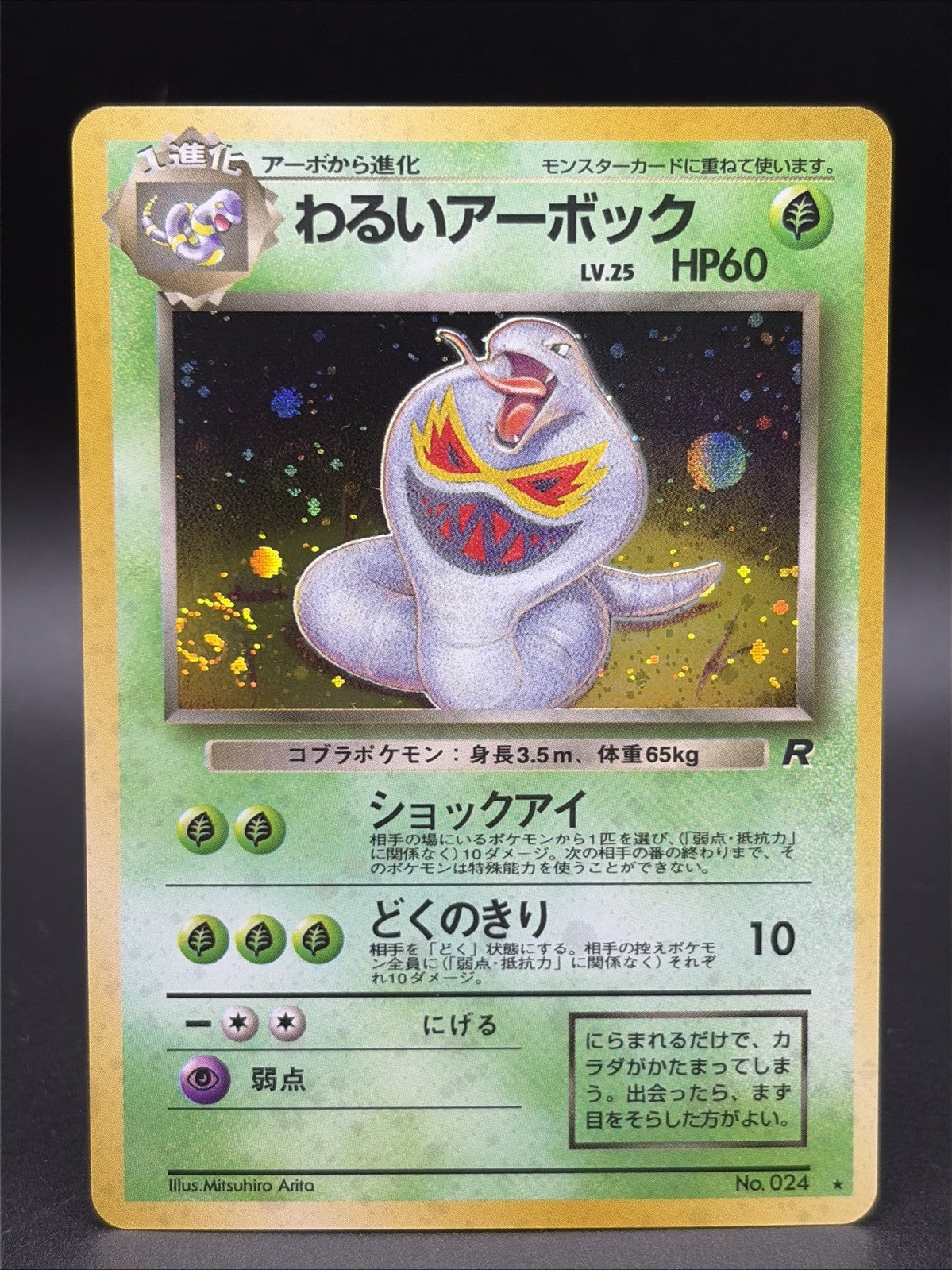 Dark Arbok #24 Rocket Gang Holo (Japanese) MINT0