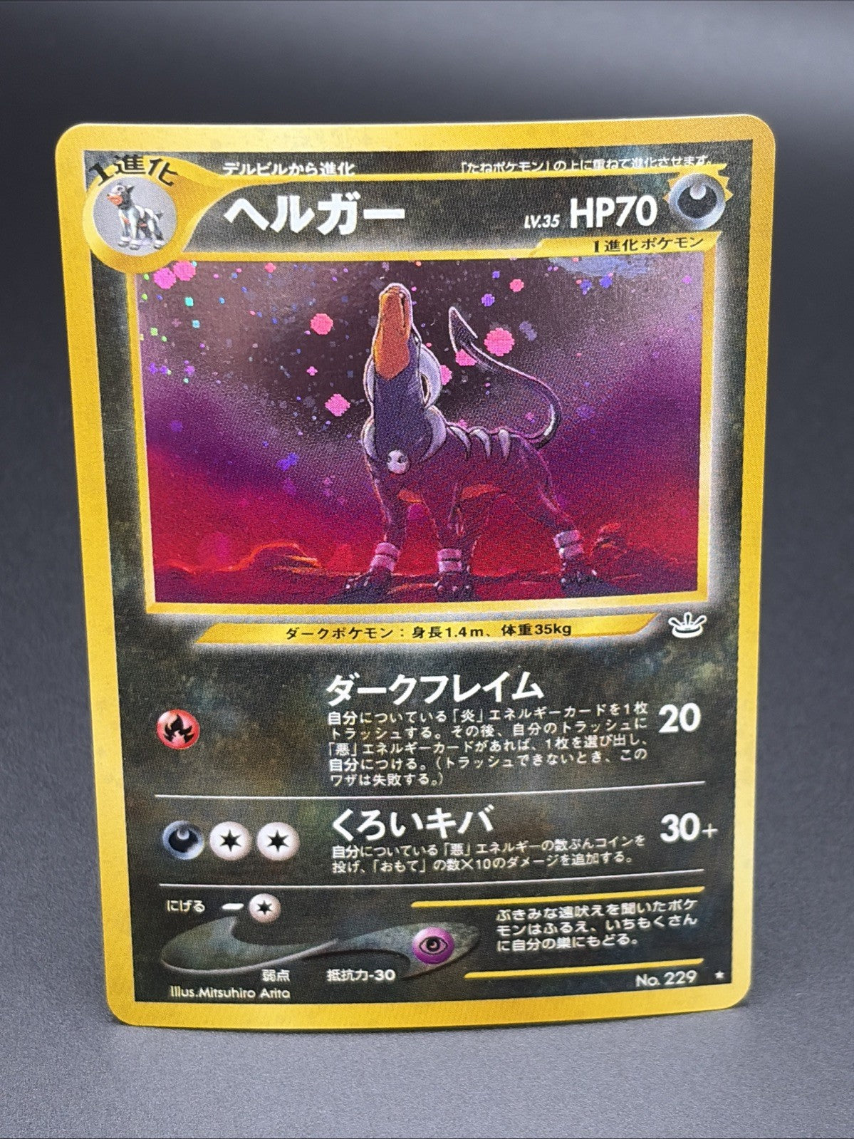 Houndoom #229 Awakening Legends Holo (Japanese)2