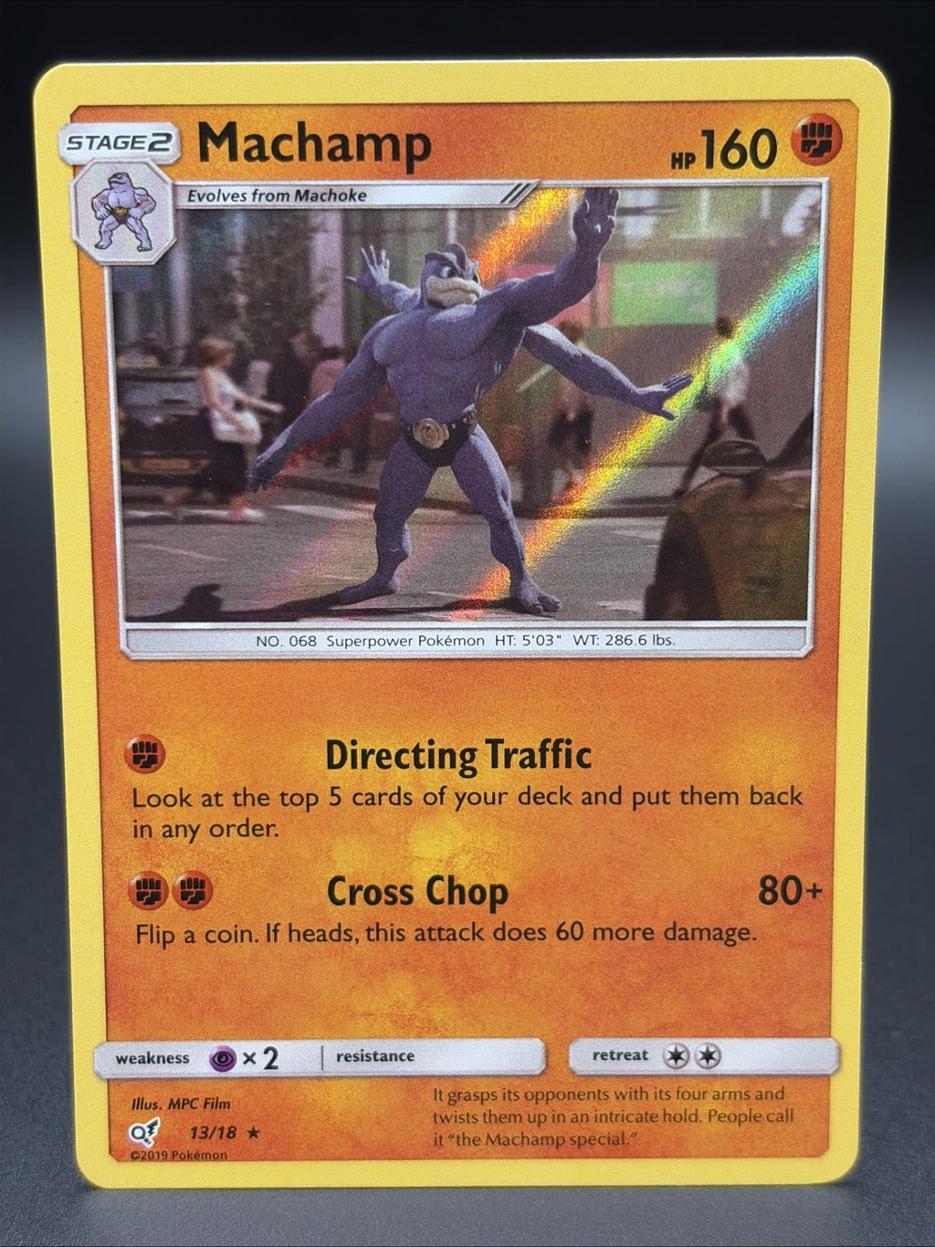 Machamp 13/18 Detective Pikachu Holo0
