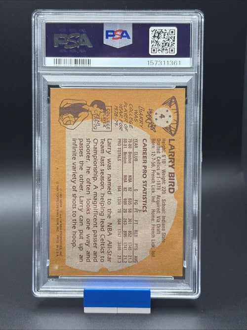 1981-82 Topps - Larry Bird #4 RC PSA 71
