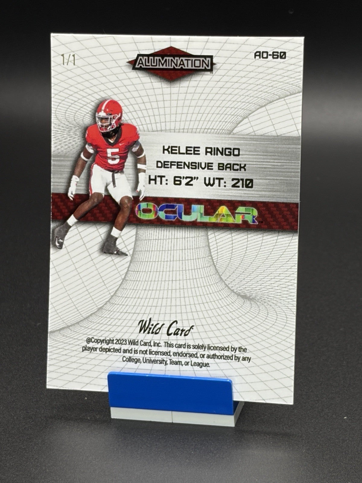 2023 Wild Card Aluminator Kelee Ringo RC #AD-60 1/1  Ocular Rookie Card1