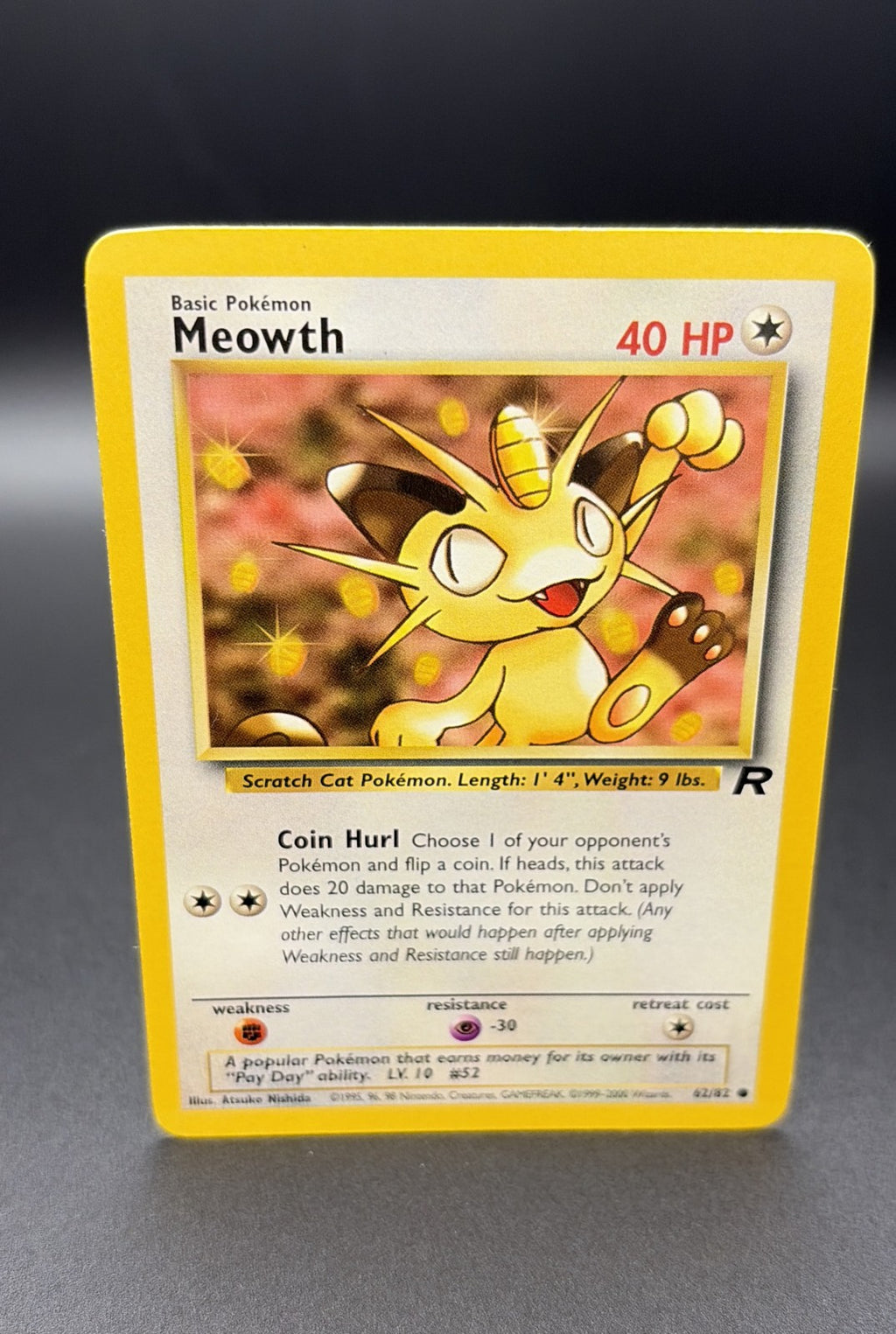 Meowth 62/82 Team Rocket LP0