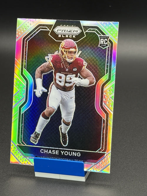 2020 Panini Chronicles - Prizm Black Chase Young #PB-21 (RC)0