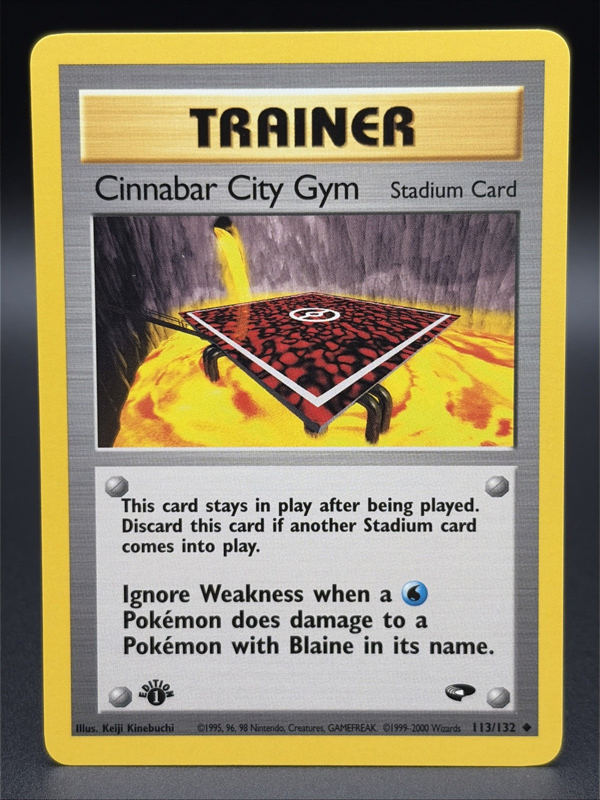 Cinnabar City Gym [1st Edition] 113/132 Gym Challenge Non Holo MINT0