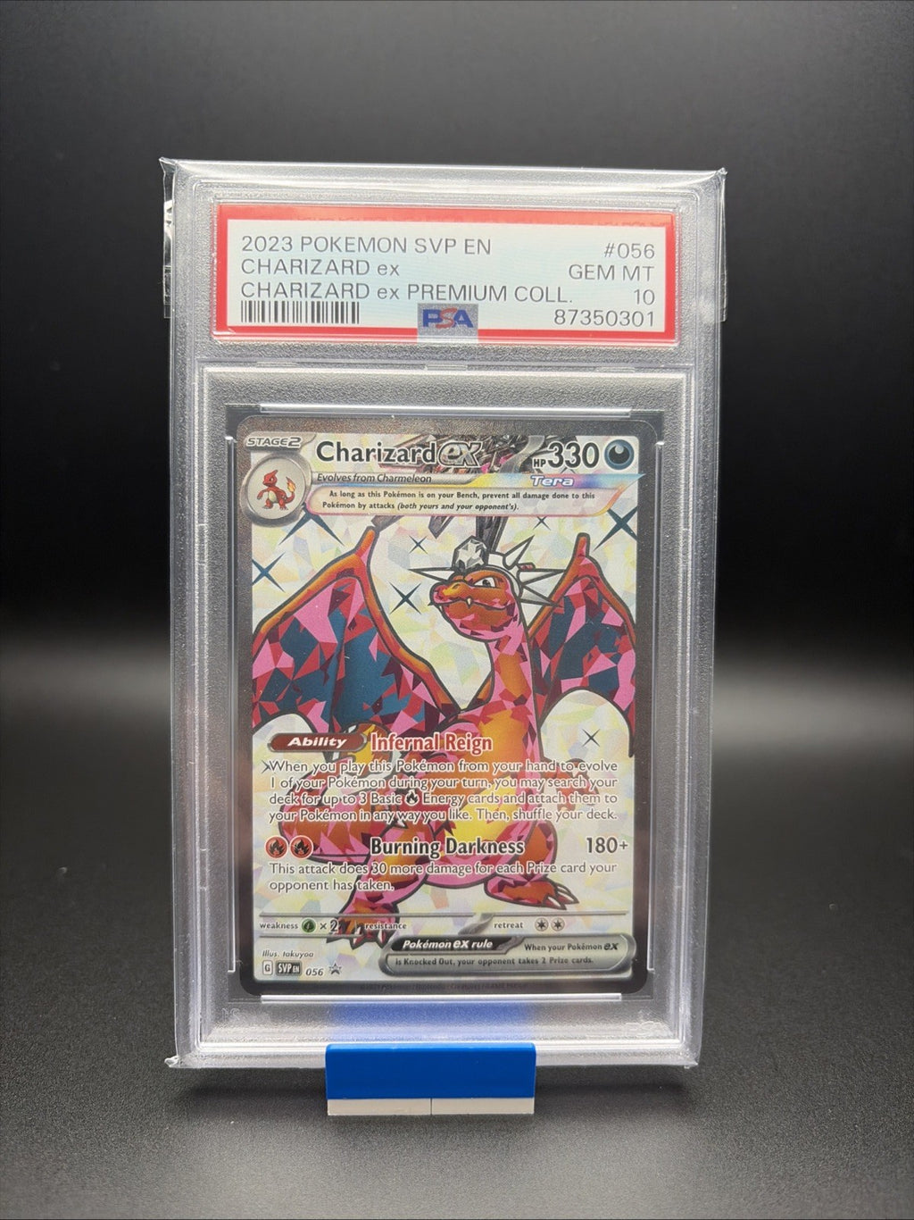 Charizard ex #56 Pokemon Promo - PSA 100