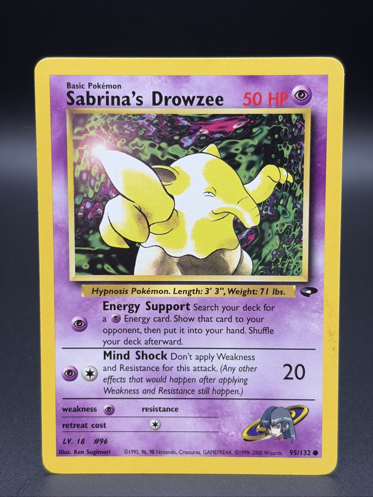 Sabrina's Drowzee - 95/132 Gym Challenge - NM0