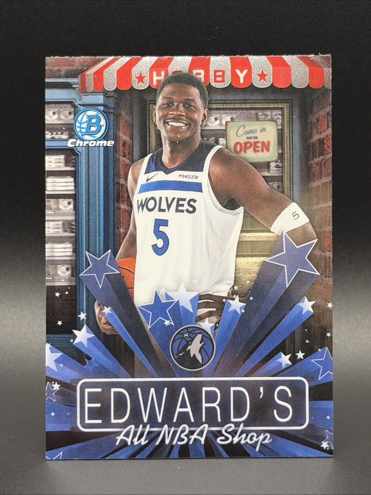 2025-26 Topps Bowman Anthony Edwards  Hobby Stars #HS-14 Timberwolves 0