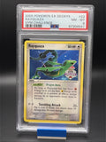 RAYQUAZA #22 - 2005 POKEMON EX DEOXYS GYM CHALLENGE - PSA 80