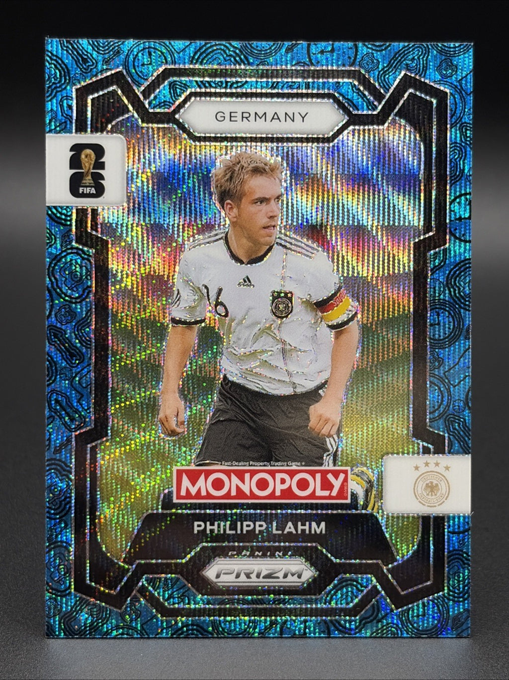 2026 Panini Prizm FIFA World Cup Monopoly Phillip Lahm Blue Prizm0