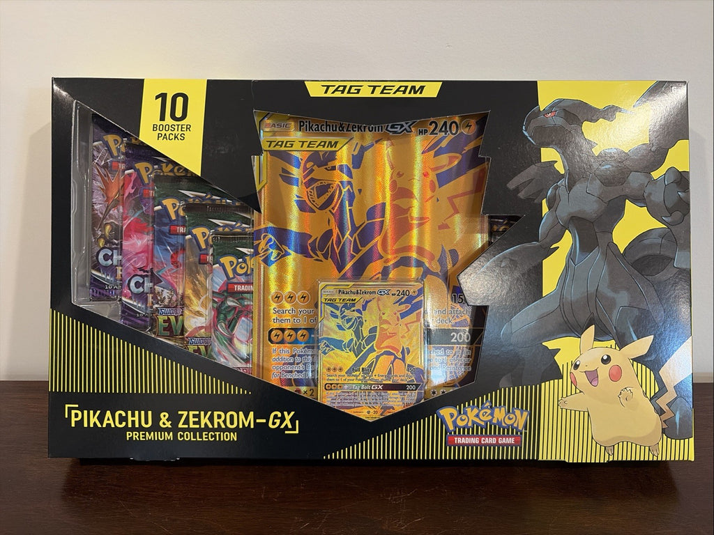Pokémon TCG - Pikachu & Zekrom GX Premium Collection Box 3x Evolving4