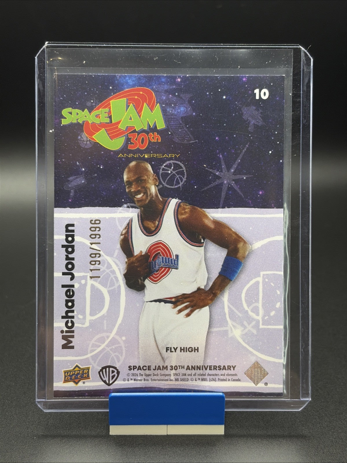 2026 Upper Deck Space Jam 30th Anniversary Michael Jordan #10 Fly High Red /19961
