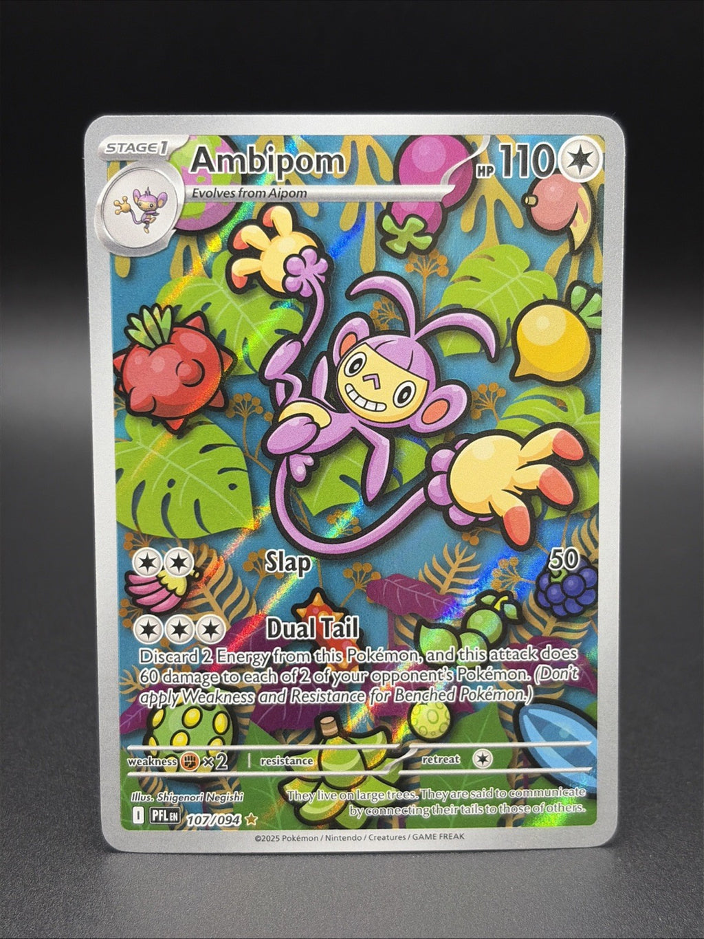 Ambipom 107/094 Me02: Phantasmal Flames Holo0