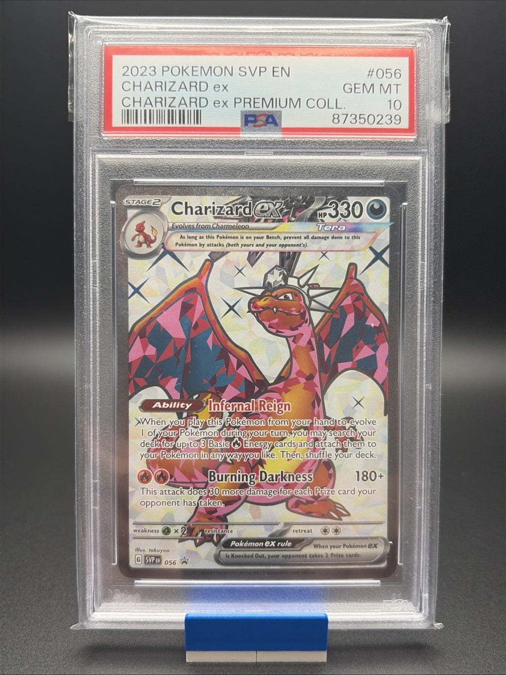 Charizard ex #56 Pokemon Promo - PSA 100