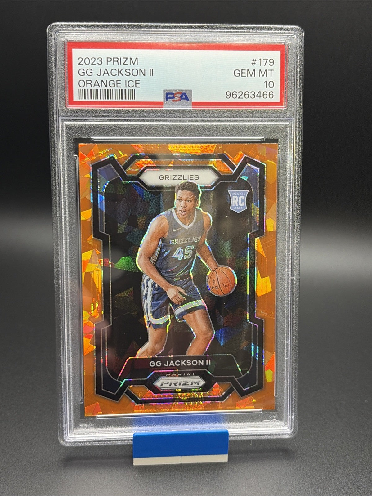 2023-24 Panini Prizm - GG Jackson #179 Orange Ice Prizm (RC)0