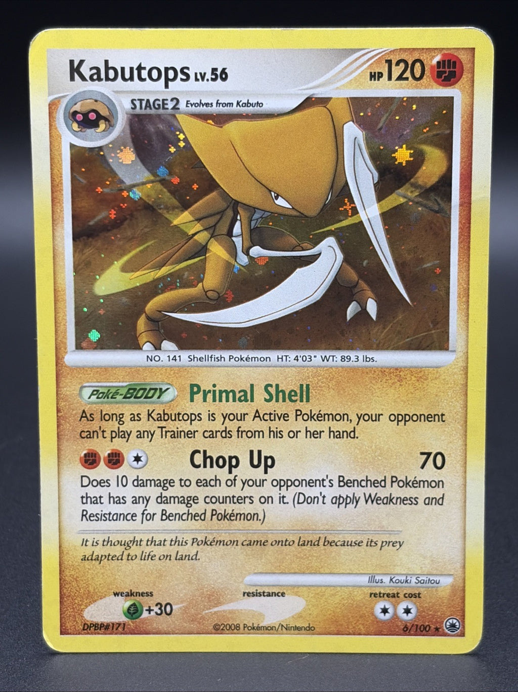 Kabutops 6/100 Majestic Dawn Holo0