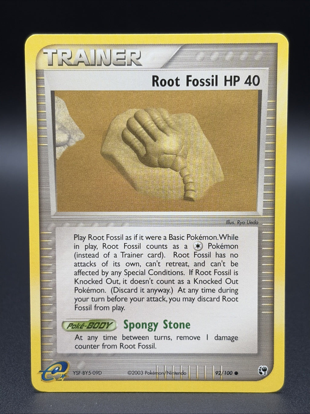 Root Fossil 92/100 Sandstorm Non Holo MINT0