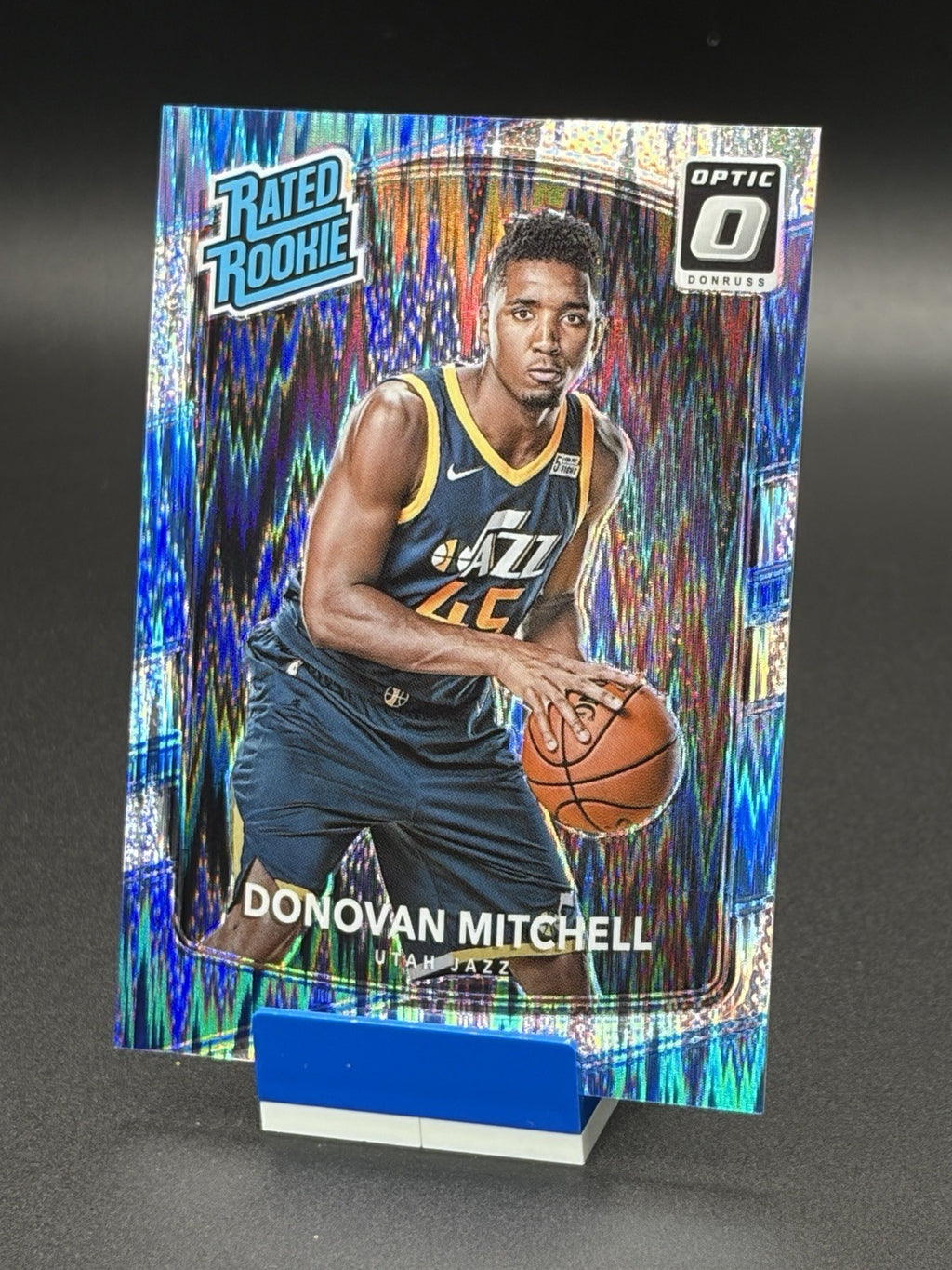 2017 Panini Donruss Optic Donovan Mitchell Shock Prizm Rated Rookie #1880