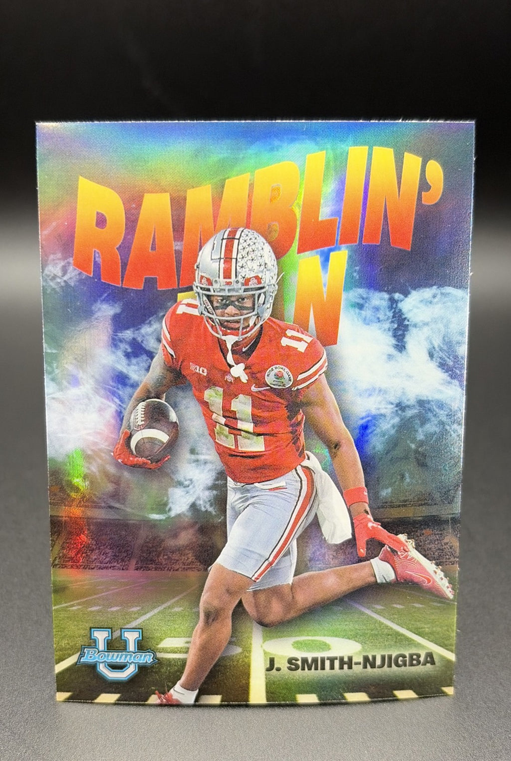 2022 Bowman University Chrome - Ramblin' Man Jaxon Smith-Njigba #RM-8 (RC)0
