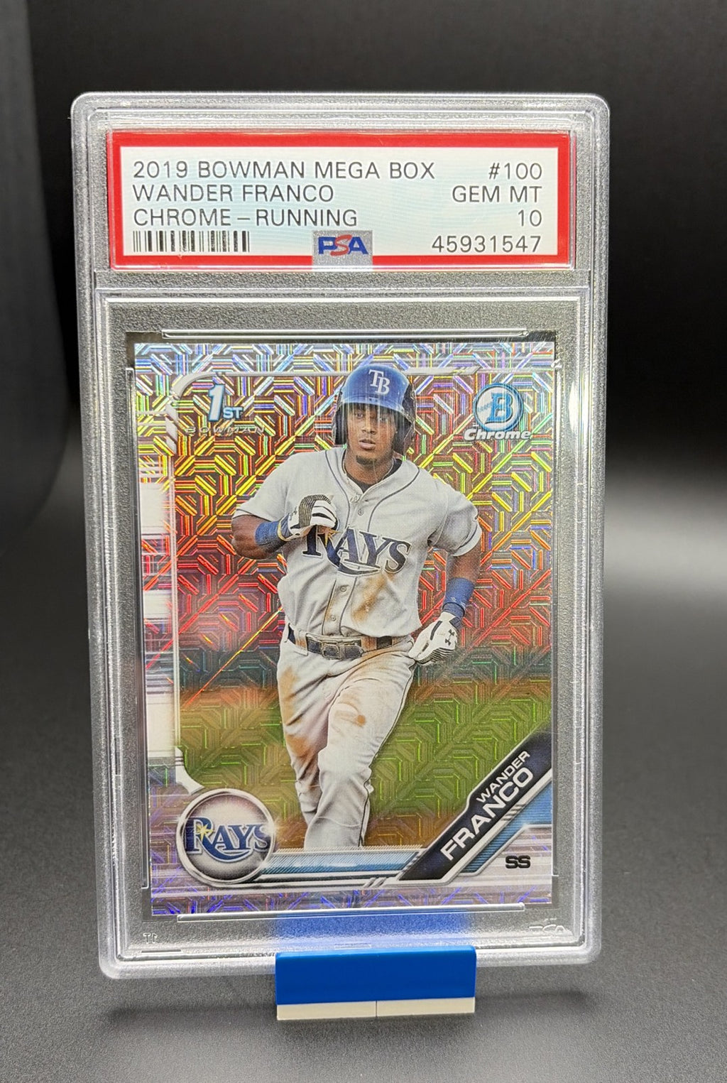 2019 Bowman - Chrome Prospects Wander Franco #BCP-100 Mega Box Mojo Refractor0
