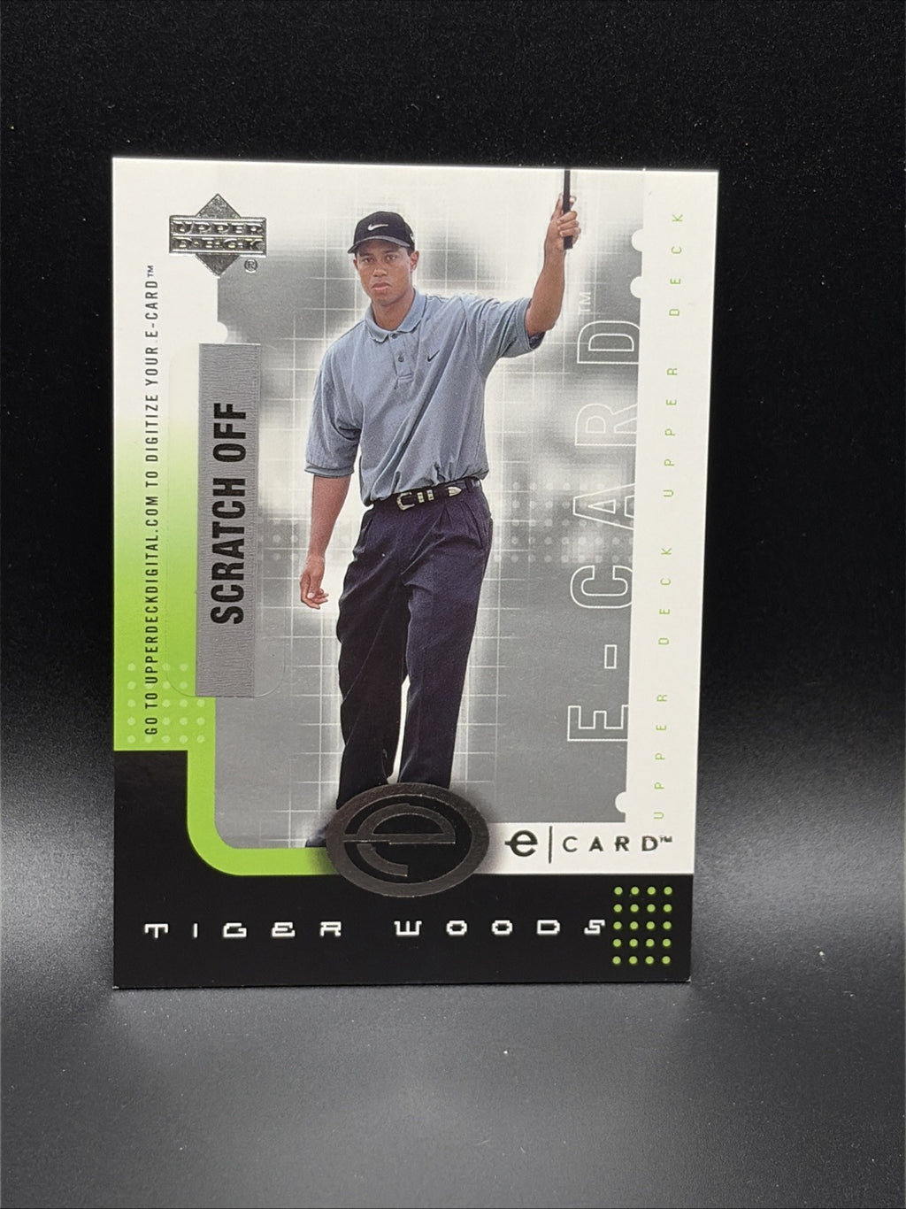 2001 Upper Deck Golf E-Card #E-TW - Tiger Woods RC1