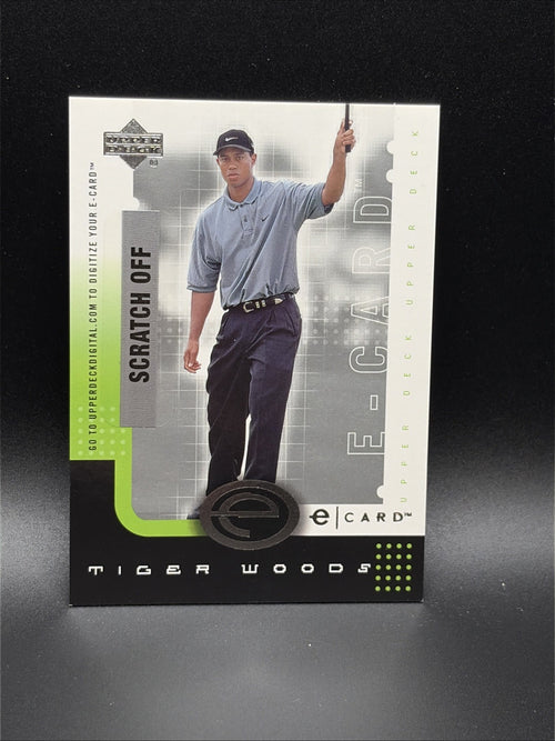 2001 Upper Deck Golf E-Card #E-TW - Tiger Woods RC1