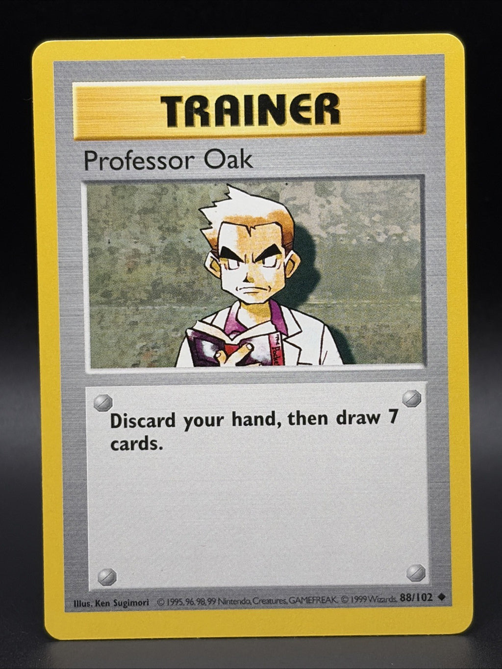 Professor Oak 088/102 Base Set (Shadowless) Regular0