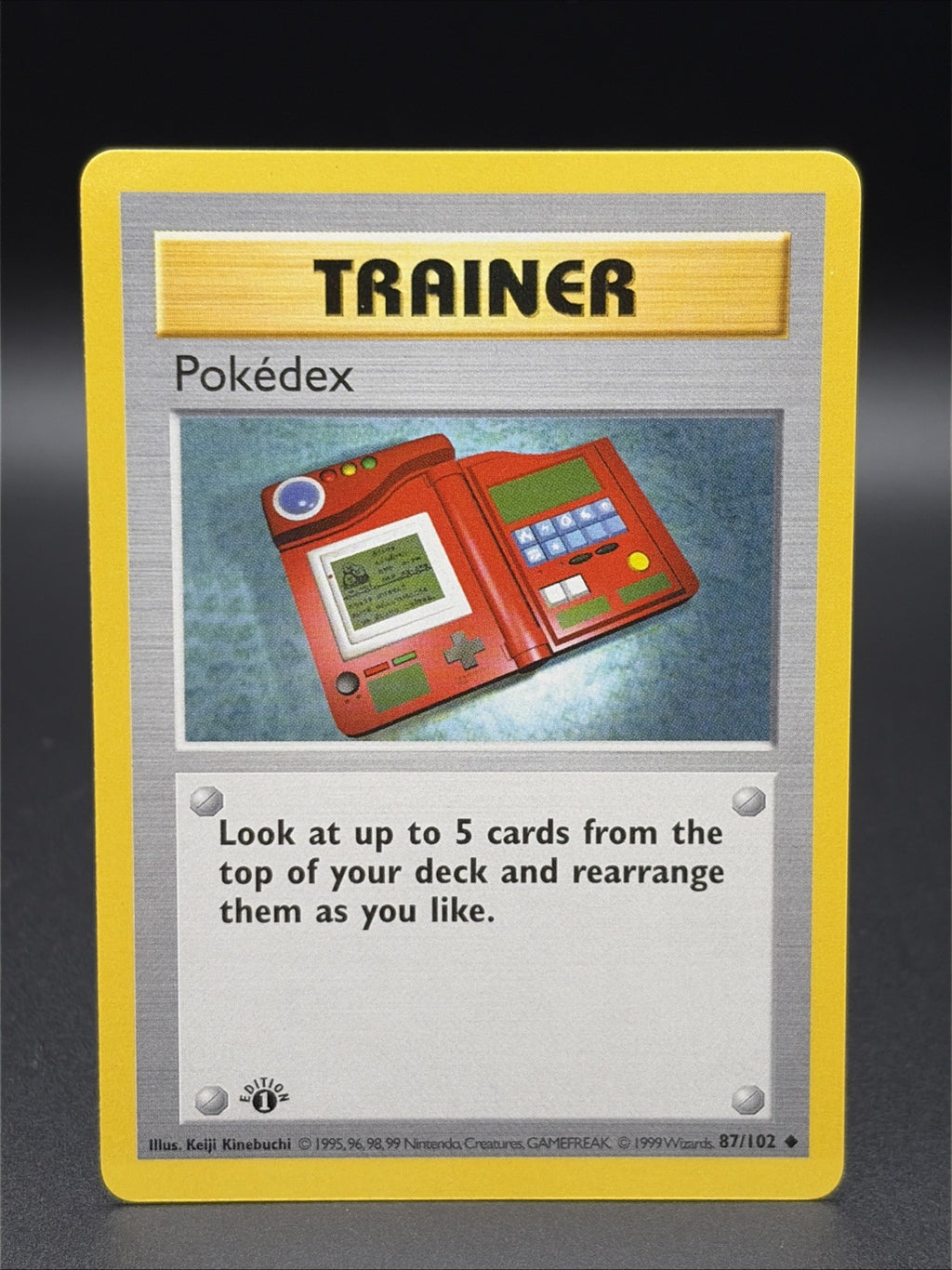 Pokedex [1st Edition] 087/102 Base Set Regular0