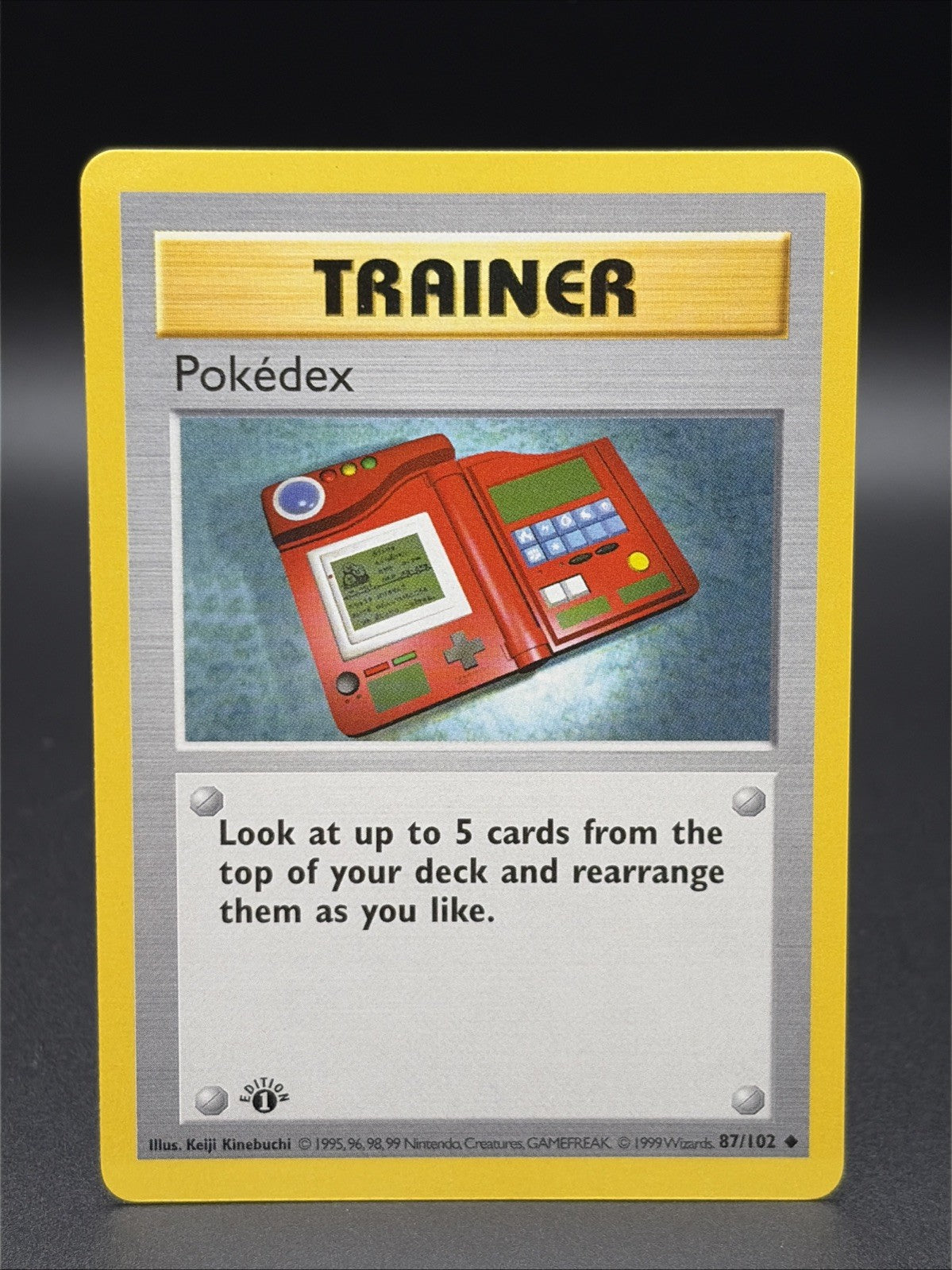 Pokedex [1st Edition] 087/102 Base Set Regular0