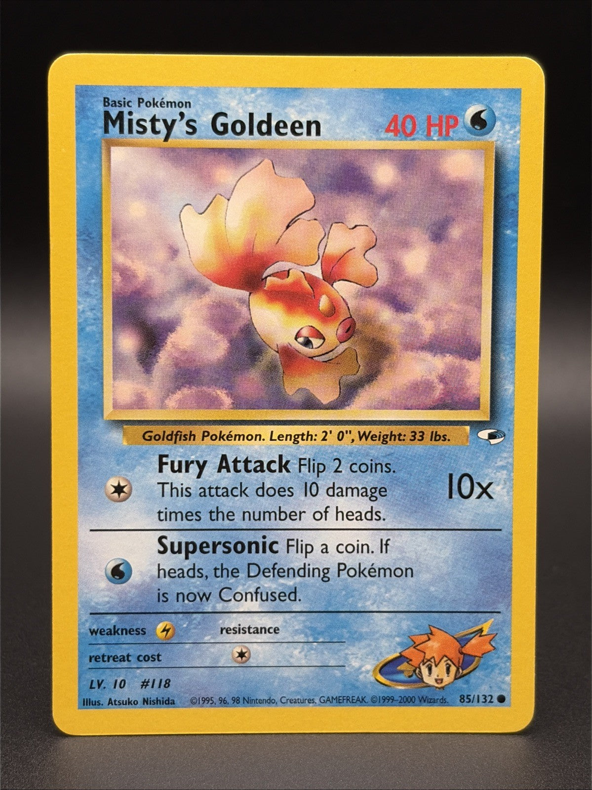 Misty's Goldeen 085/132 Gym Heroes Regular0