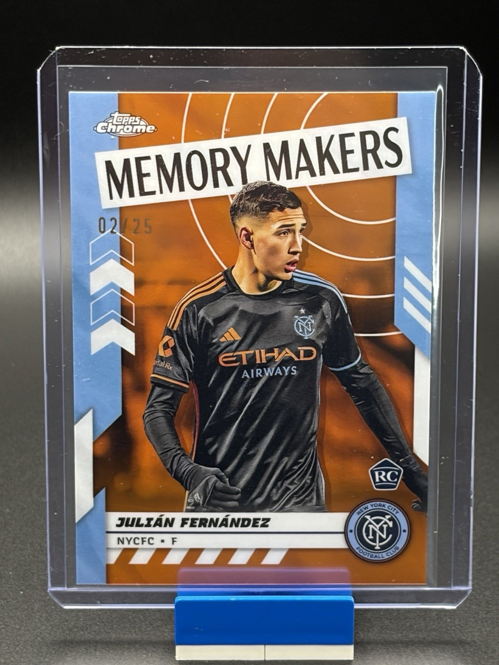 2024 Topps Chrome MLS Memory Makers Julian Fernandez #MM-5 Orange Refractor /250