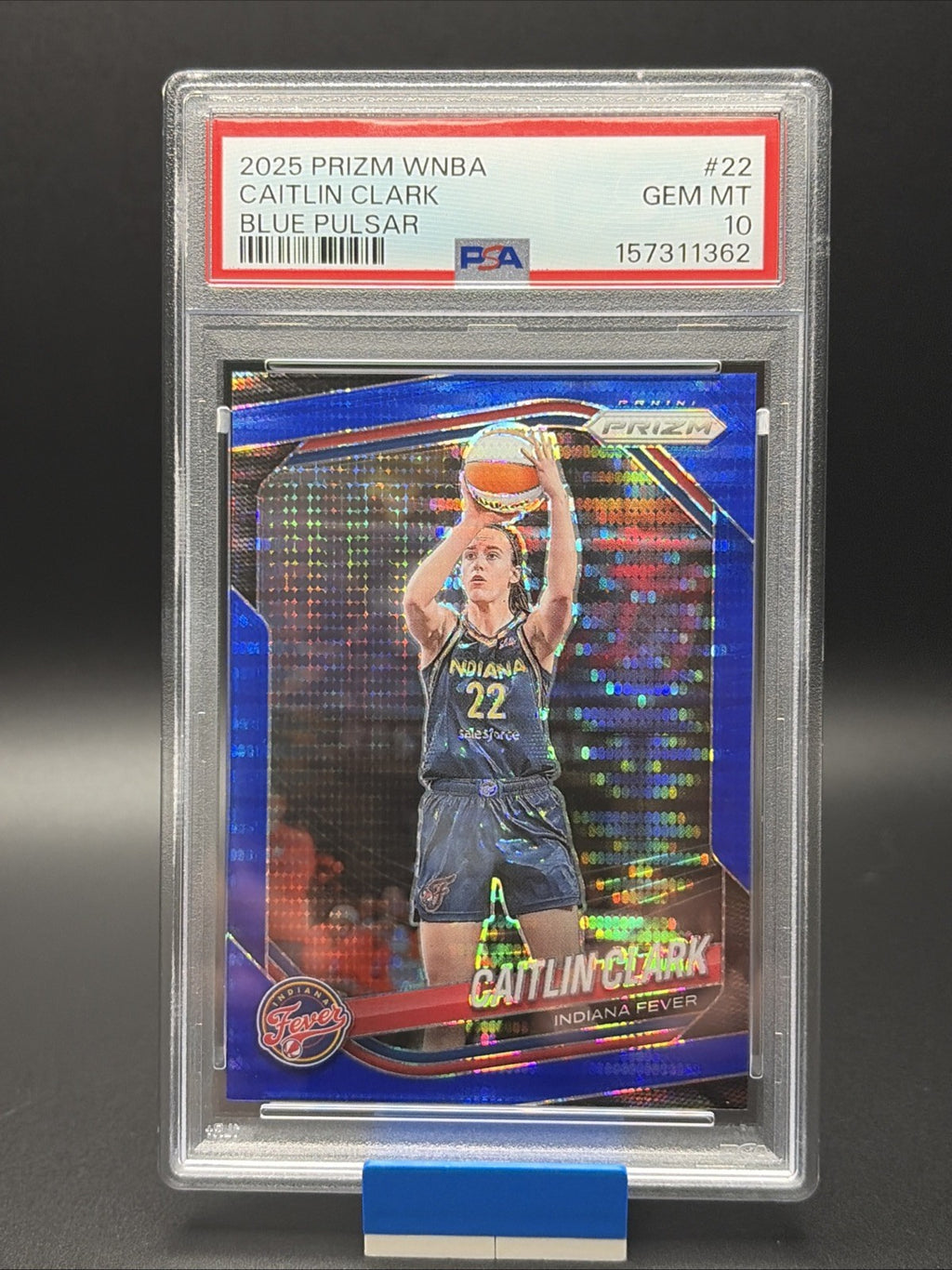 2025 Panini Prizm WNBA Blue Pulsar Caitlin Clark 133/199 PSA 10 POP 4!0