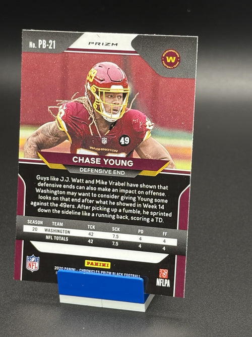 2020 Panini Chronicles - Prizm Black Chase Young #PB-21 (RC)1