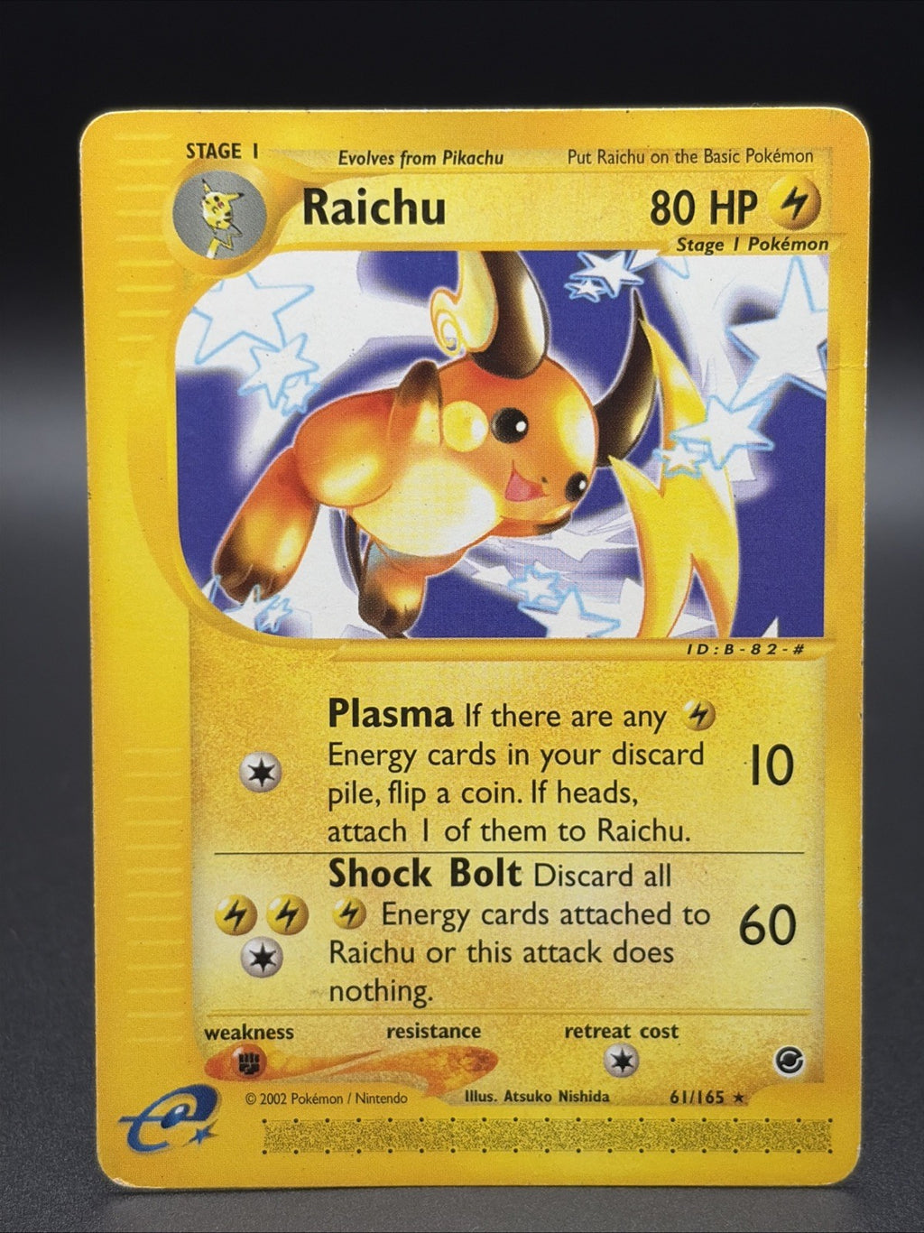 Raichu 061/165 Expedition Base Set Regular0
