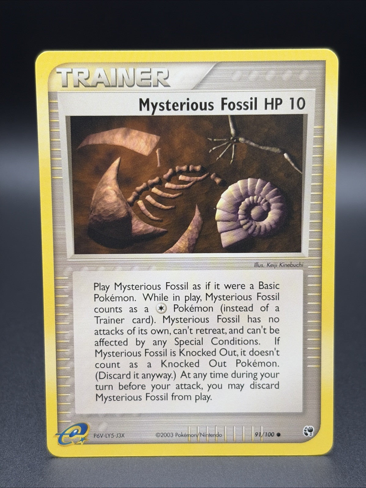 Mysterious Fossil 91/100 Sandstorm Non Holo MINT0