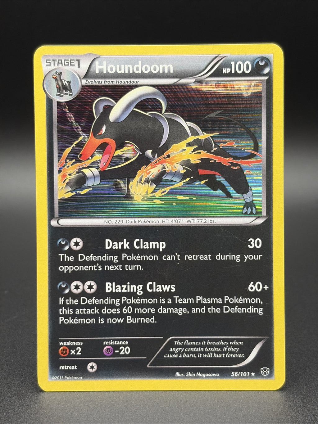 Houndoom 56/101 Plasma Blast Holo0