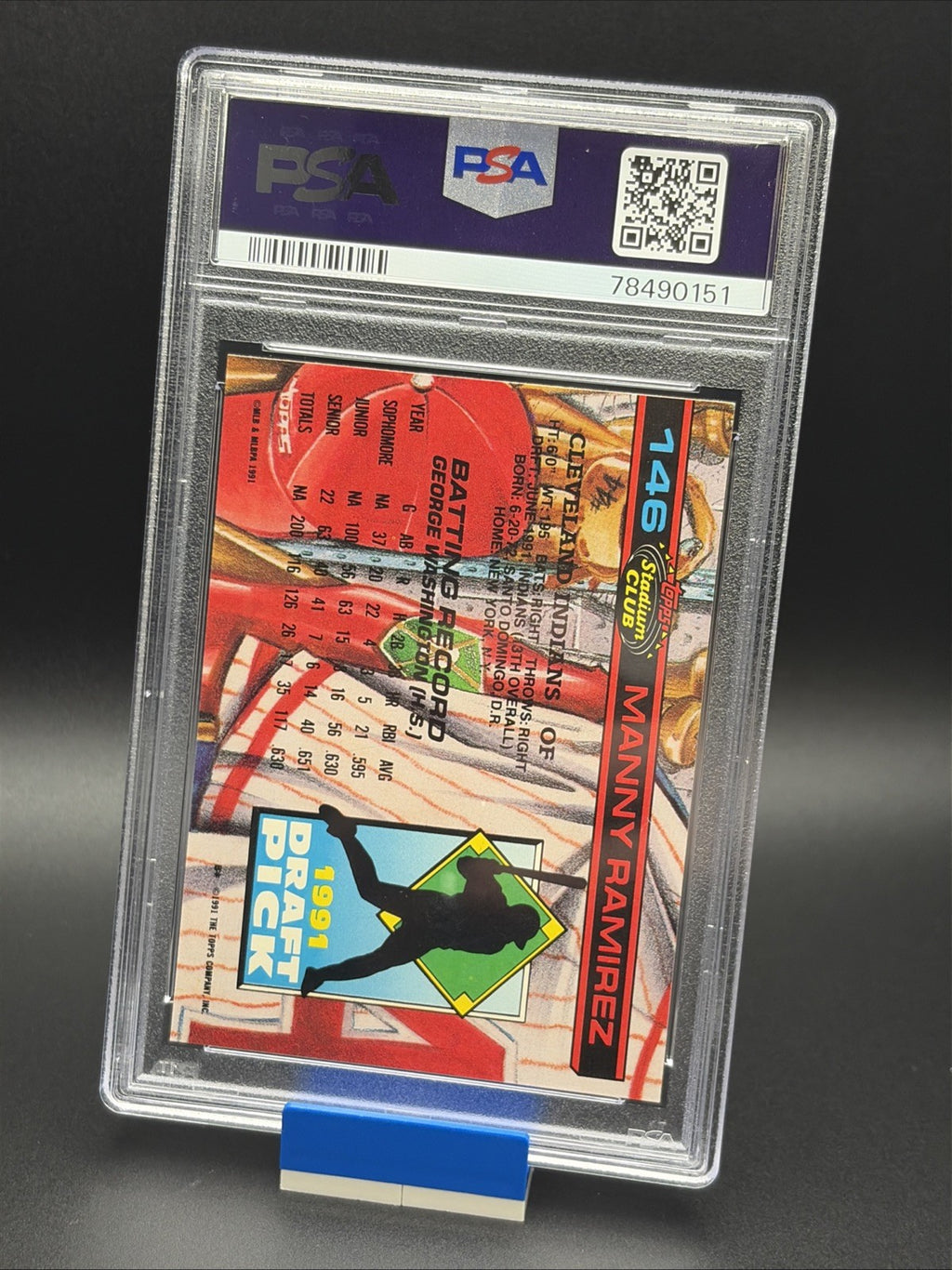 1991 Topps Stadium Club Skydome - Manny Ramirez #146 (RC)1