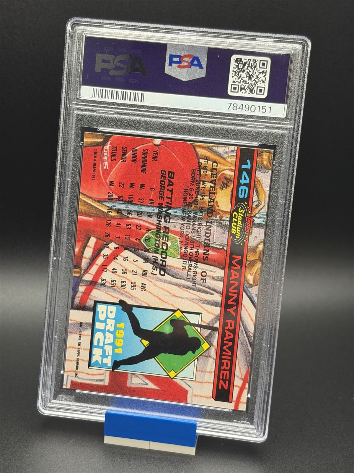 1991 Topps Stadium Club Skydome - Manny Ramirez #146 (RC)1
