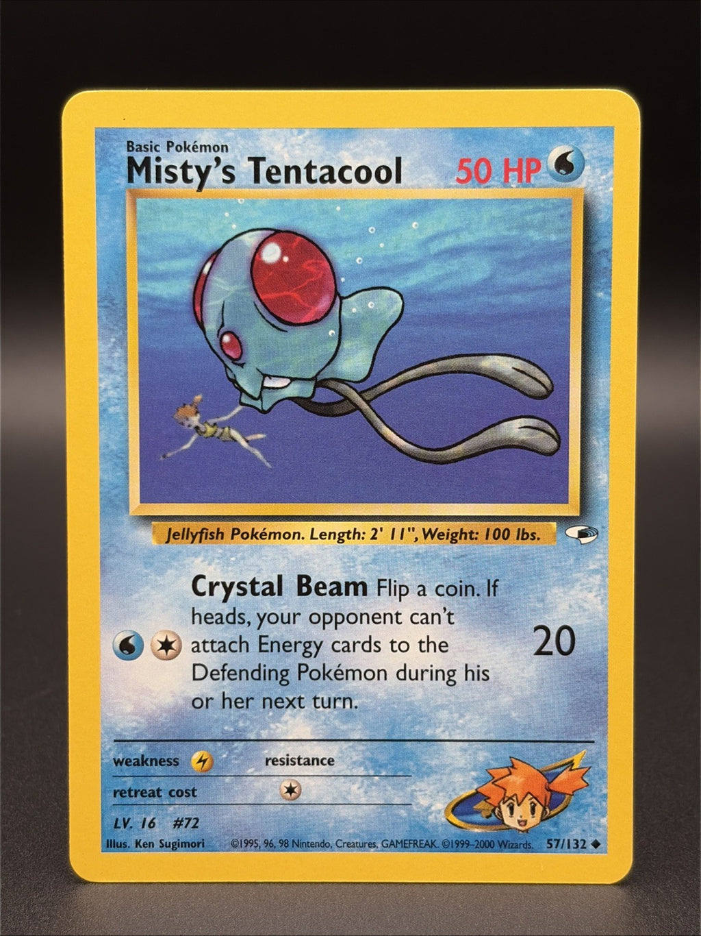 Misty's Tentacool 057/132 Gym Heroes Regular0